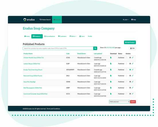 A home for all your product specifications